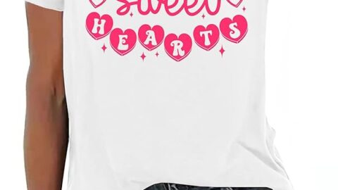 Teacher Valentine Day Shirts Women