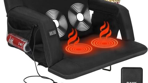 Heated Massage Reclining Stadium Seat